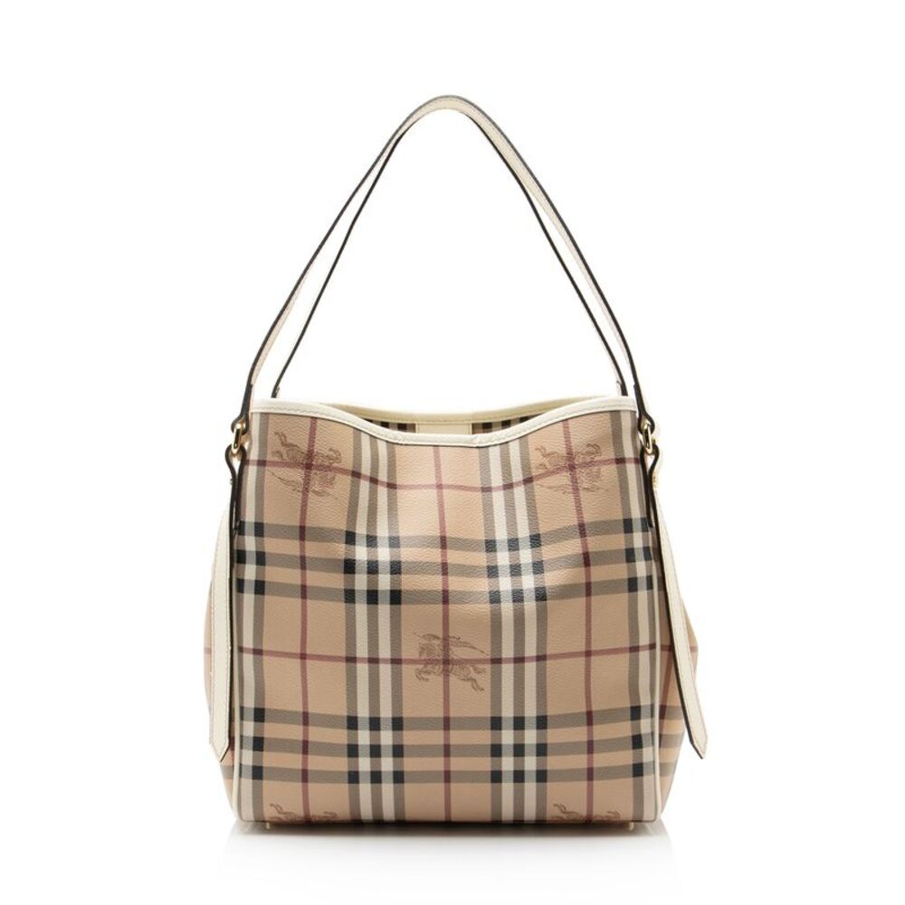 Burberry Haymarket Check Canterbury Small Tote - Picture 1 of 14
